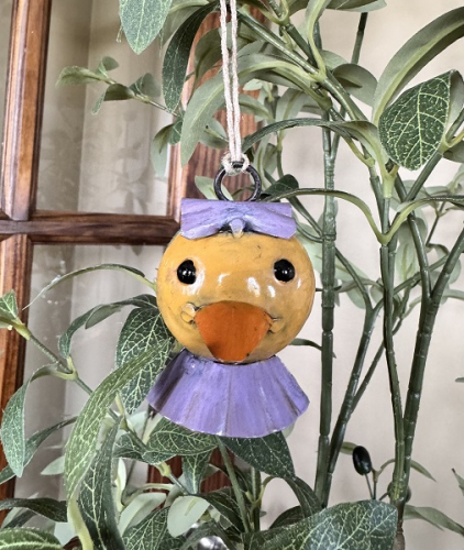 BABY CHICK HEAD ORNAMENT *NEW* AVAIL JAN 2026